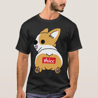 Thiccコーギお尻エッセンシャルTシャツ Tシャツ