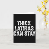 Thick Latinas Can Stay  カード (黄色い花)