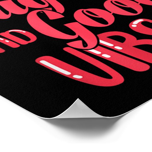 Thick Thighs Fun Tee For Fat Persons - Black, Plus ポスター (角)