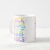 Thick Thighs Rb Vibes コーヒーマグカップ (正面左)