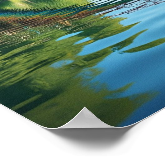 Thicker-Ended Curved Rainbow Bridge ポスター (角)