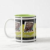 Thieの信じられないく憶病な人 ツートーンマグカップ (左)