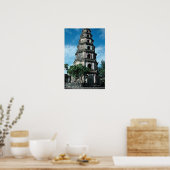 Thien Mu Pagoda, Banks of Perfume River, Hue, Viet ポスター (キッチン)