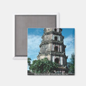 Thien Mu Pagoda, Banks of Perfume River, Hue, Viet マグネット (正面/裏面)
