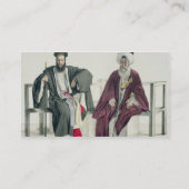 Thierry著刻まれるギリシャの司祭およびトルコ人 名刺 (裏面)