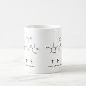 Thiesペプチド名mug コーヒーマグカップ (中央)