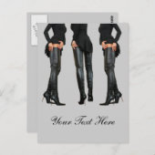Thigh High Bootモデル ポストカード (正面/裏面)