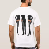 Thigh High Bootモデル Tシャツ (裏面)