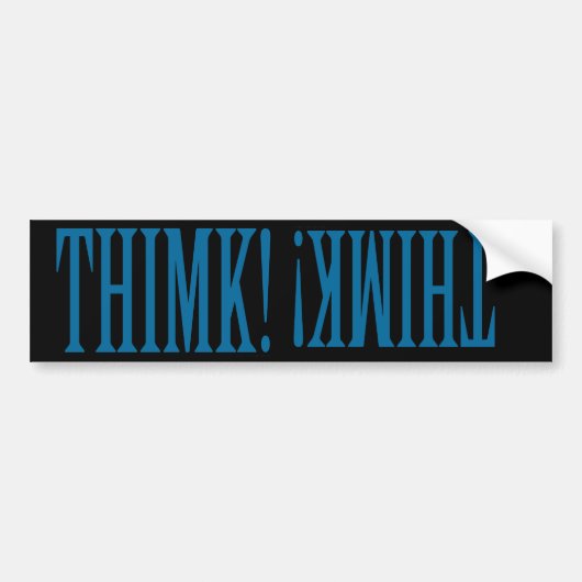 THIMK! バンパーステッカー (正面)