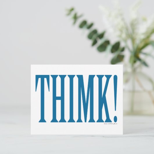THIMK! ポストカード (スタンド正面)