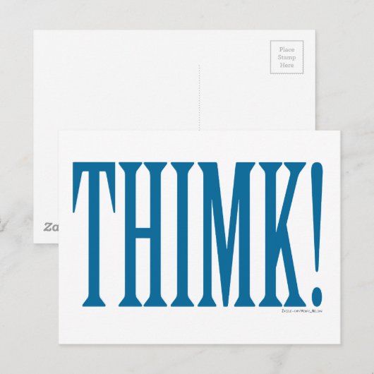 THIMK! ポストカード (正面/裏面)