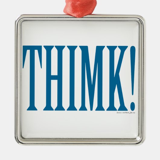 THIMK! メタルオーナメント (正面)