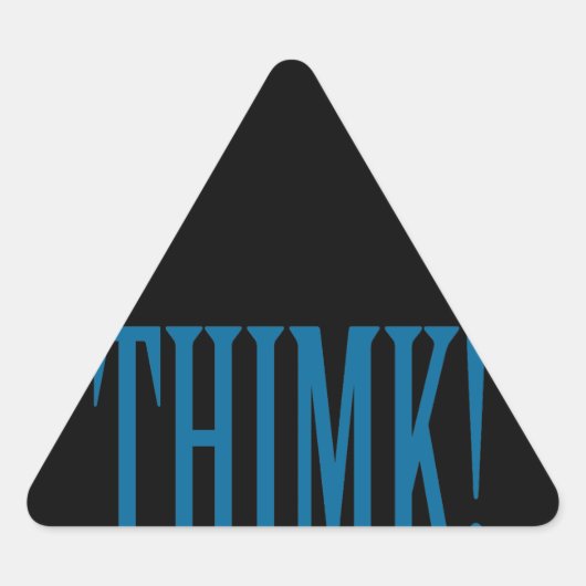 THIMK! 三角形シール (正面)
