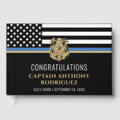 Thin Blue Line法執行警察の退職 ゲストブック (正面)