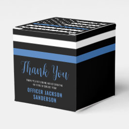 Thin Blue Line法執行警察の退職 フェイバーボックス