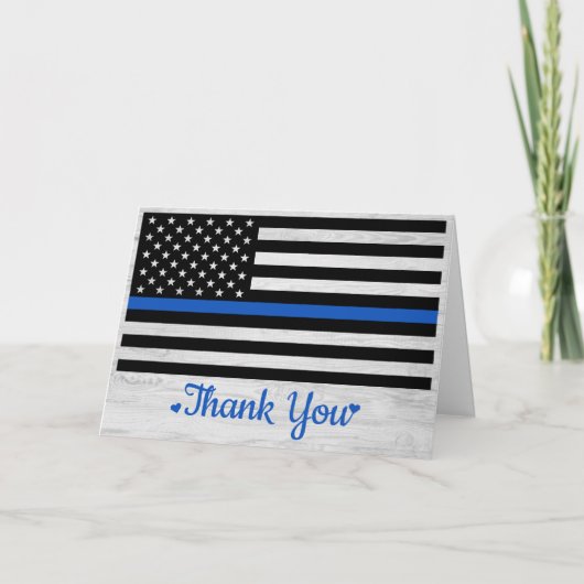 Thin Blue Line法執行警察官 カード (正面)