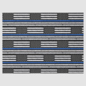 Thin Blue Line警察の退職法執行 薄葉紙 (正面)