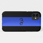 Thin Blue Line ハンドカフス Case-Mate iPhoneケース iPhone 11 ケース (裏面(横))
