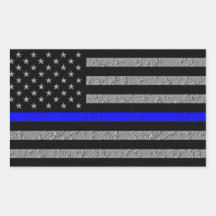 THIN BLUE LINE フラッグ 警察応援
