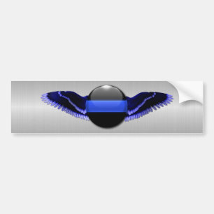 Thin Blue Line – 機上警察 バンパーステッカー