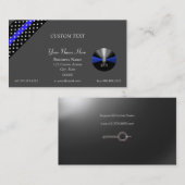 Thin Blue Line 911 Dispatcher名刺 名刺 (正面/裏面)