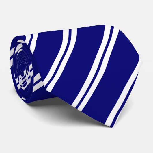 Thin Blue Line Distinguished Stripes Neck Tie ネクタイ (ロール)