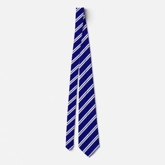 Thin Blue Line Distinguished Stripes Neck Tie ネクタイ (裏面)