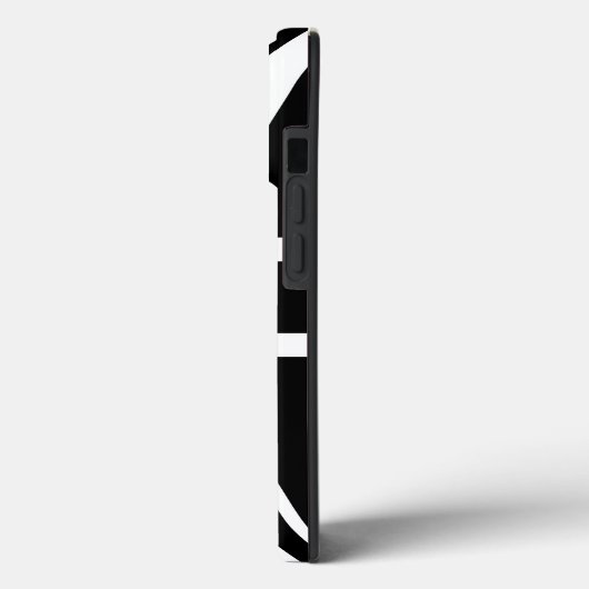 Thin Blue Line Flag united kingdom police cop symb Case-Mate iPhoneケース (裏面 / 左)