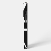 Thin Blue Line Flag united kingdom police cop symb iPhoneケース (左側面)