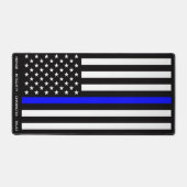 Thin Blue Line Flag (United States) デスクマット (正面)