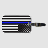 Thin Blue Line Flag (United States) ラゲッジタグ (正面横)