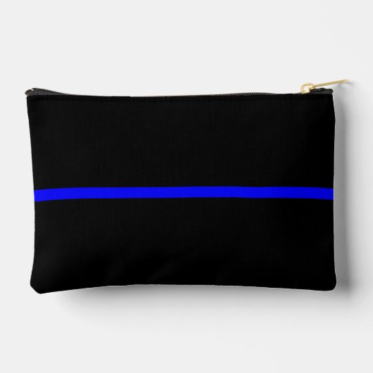 Thin Blue Line graphic on a アクセサリーポーチ (裏面)