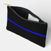 Thin Blue Line graphic on a アクセサリーポーチ (見開き)