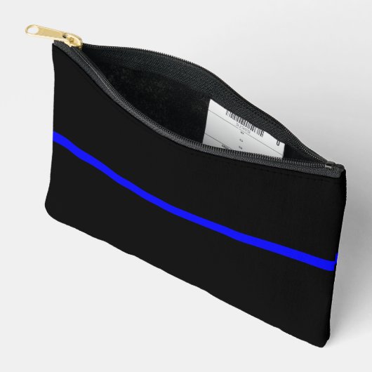 Thin Blue Line graphic on a アクセサリーポーチ (見開き)