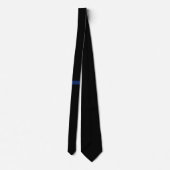 Thin Blue Line Law Enforcement Necktie Tie ネクタイ (裏面)