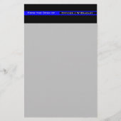 Thin Blue Line Police Supportに登録されているユーザー名 便箋 (正面)