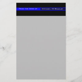 Thin Blue Line Police Supportに登録されているユーザー名 便箋