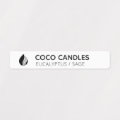 Thin Candleロゴラベル ラベル (デザイン1)