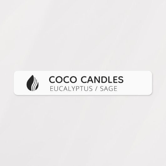 Thin Candleロゴラベル ラベル (デザイン2)