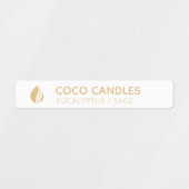 Thin Candleロゴラベル ラベル (デザイン1)