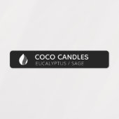 Thin Candleロゴラベル ラベル (デザイン1)