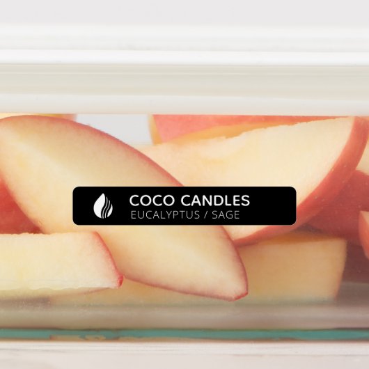 Thin Candleロゴラベル ラベル (貼付)