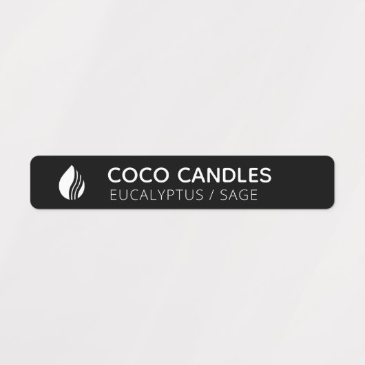 Thin Candleロゴラベル ラベル (デザイン2)