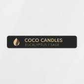 Thin Candleロゴラベル ラベル (デザイン1)