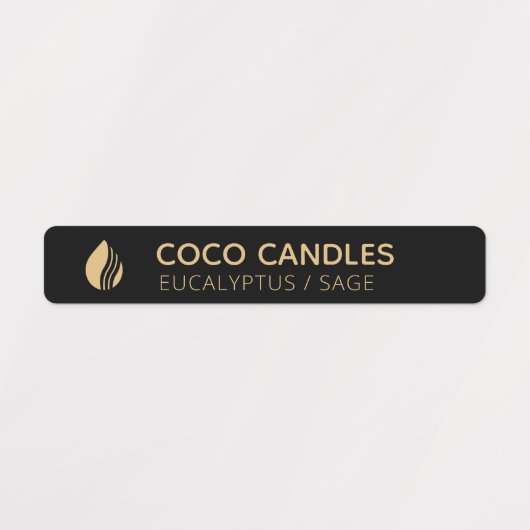 Thin Candleロゴラベル ラベル (デザイン1)