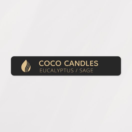 Thin Candleロゴラベル ラベル (デザイン2)