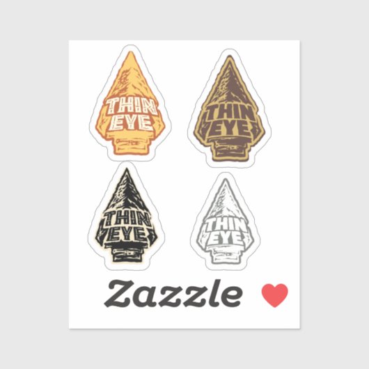 Thin Eye シール (シート)