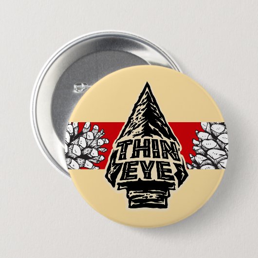Thin Eye Button 缶バッジ (正面&裏面)