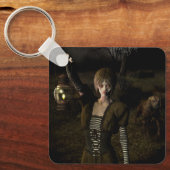 Thin female carrying lamp キーホルダー (正面)