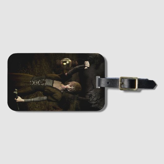 Thin female carrying lamp ラゲッジタグ (正面横)